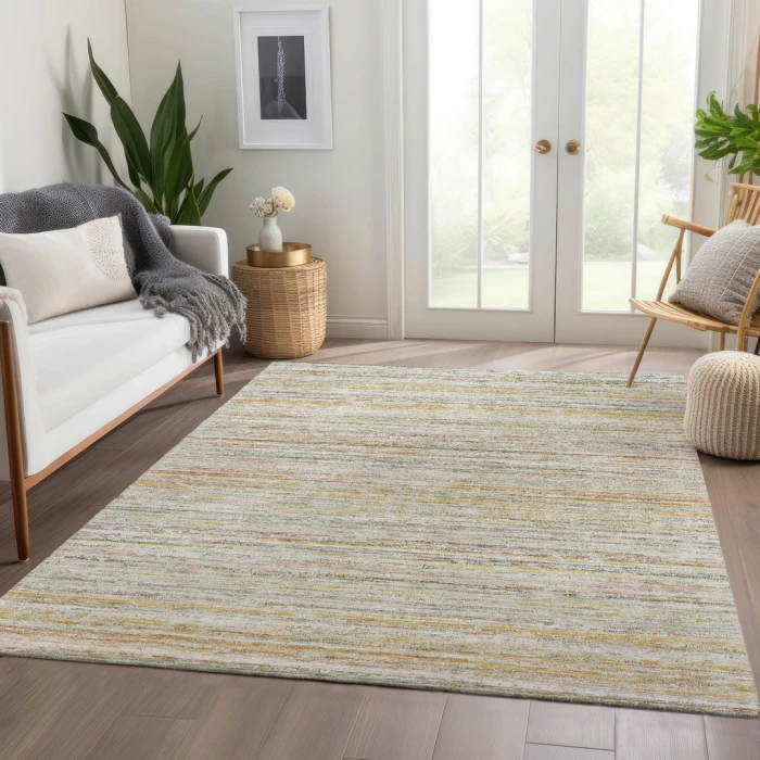 Addison Rugs Chantille Green ACN1239 8ft. x 10ft. Rect. Rug