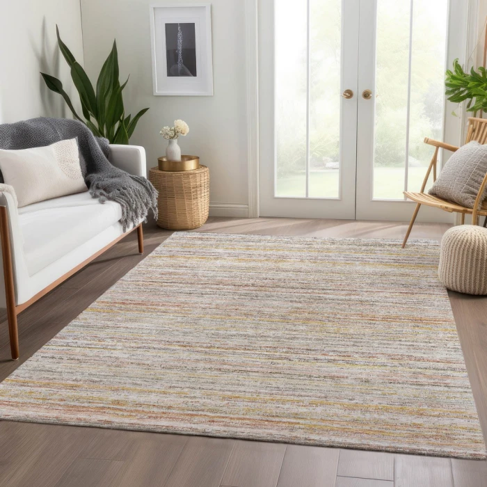 Addison Rugs Chantille Orange ACN1239 5ft. x 7ft.6in. Rect. Rug