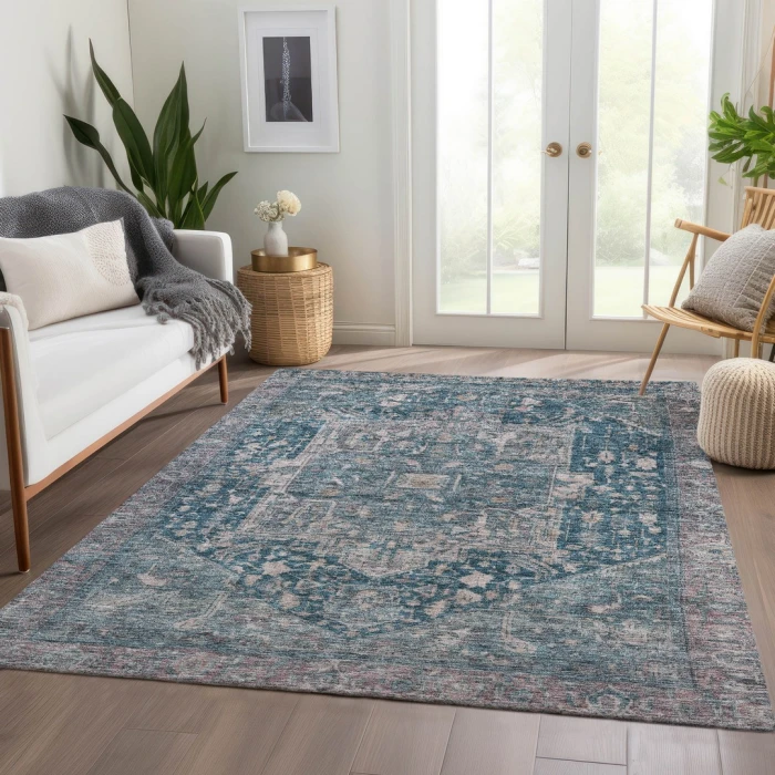 Addison Rugs Chantille Blue ACN1240 8ft. x 10ft. Rect. Rug