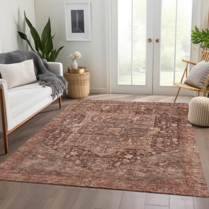 Addison Rugs Chantille Red ACN1240 5ft. x 7ft.6in. Rect. Rug
