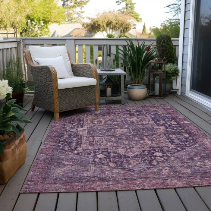 Addison Rugs Chantille Purple ACN1240 8ft. x 10ft. Rect. Rug