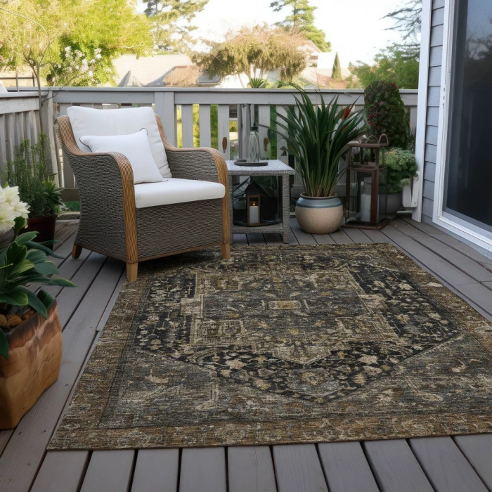 Addison Rugs Chantille Brown ACN1240 5ft. x 7ft.6in. Rect. Rug