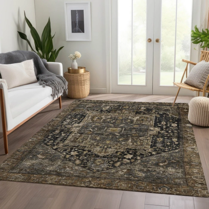 Addison Rugs Chantille Brown ACN1240 5ft. x 7ft.6in. Rect. Rug