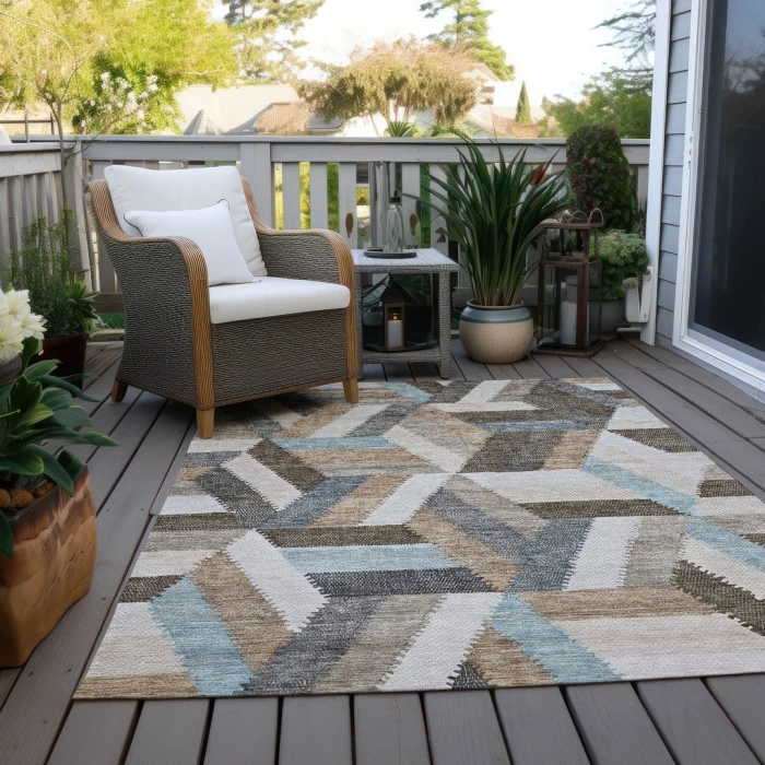 Addison Rugs Chantille Brown ACN1241 8ft. x 10ft. Rect. Rug