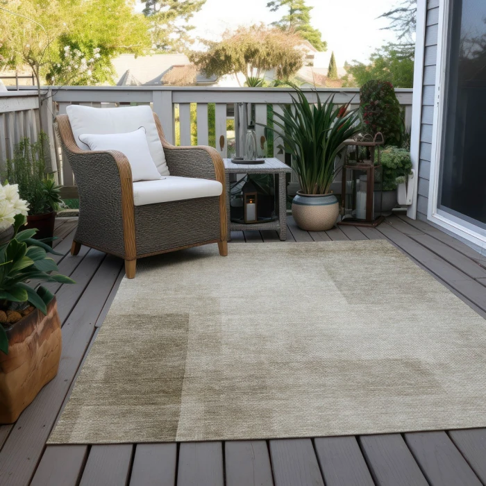 Addison Rugs Chantille Brown ACN1245 9ft. x 12ft. Rect. Rug