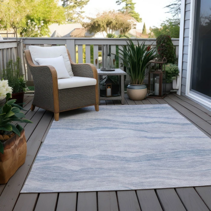 Addison Rugs Chantille Blue ACN1250 8ft. x 10ft. Rect. Rug