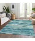 Addison Rugs Chantille Teal ACN1251 8ft. x 10ft. Rect. Rug