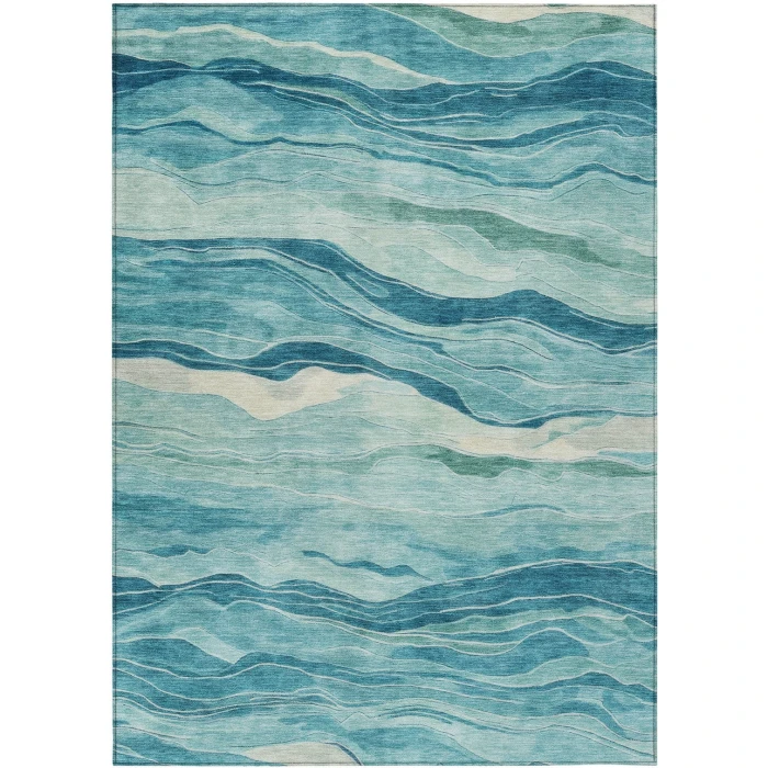 Addison Rugs Chantille Teal ACN1251 8ft. x 10ft. Rect. Rug