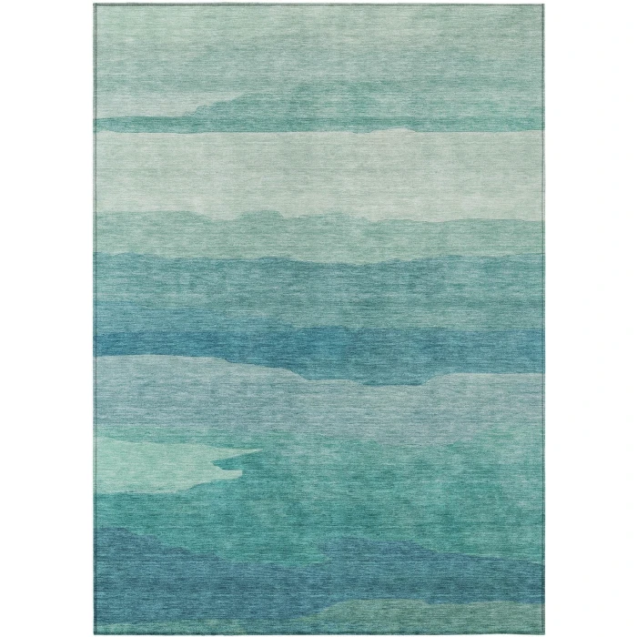 Addison Rugs Chantille Teal ACN1254 5ft. x 7ft.6in. Rect. Rug