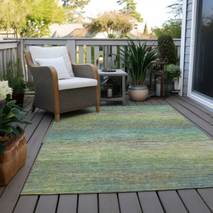 Addison Rugs Chantille Green ACN1264 8ft. x 10ft. Rect. Rug