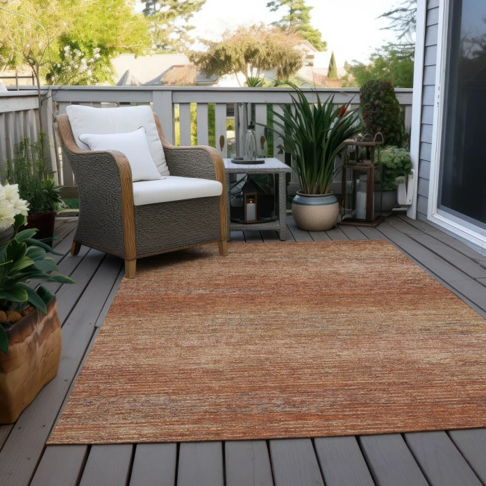 Addison Rugs Chantille Orange ACN1266 9ft. x 12ft. Rect. Rug