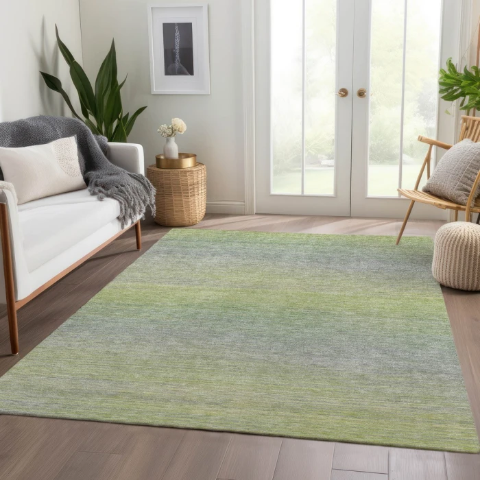 Addison Rugs Chantille Green ACN1291 8ft. x 10ft. Rect. Rug