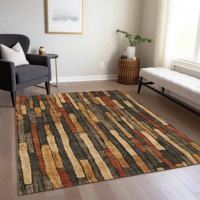 Addison Rugs Chantille Brown ACN1302 5ft. x 7ft.6in. Rect. Rug