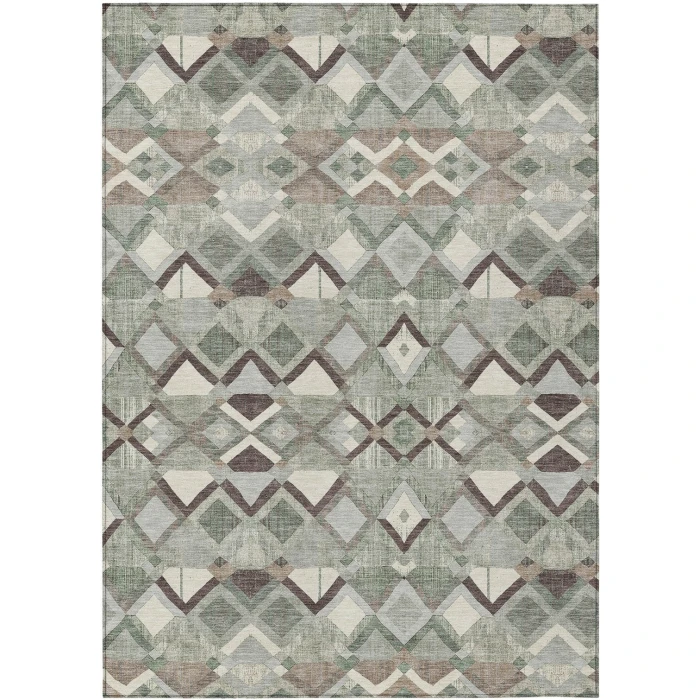 Addison Rugs Chantille Green ACN1310 5ft. x 7ft.6in. Rect. Rug