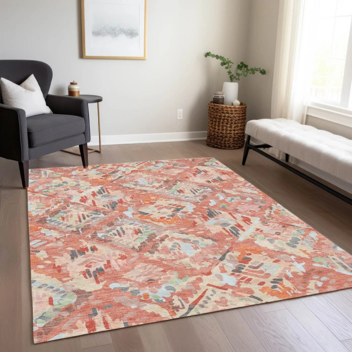 Addison Rugs Chantille Orange ACN1328 8ft. x 10ft. Rect. Rug