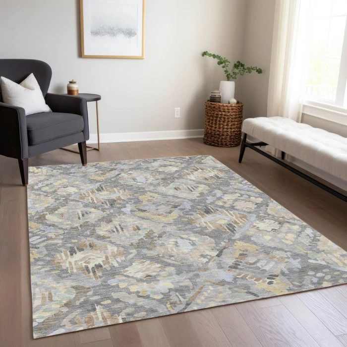 Addison Rugs Chantille Gray ACN1329 5ft. x 7ft.6in. Rect. Rug