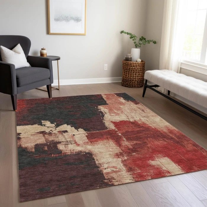 Addison Rugs Chantille Red ACN1333 8ft. x 10ft. Rect. Rug