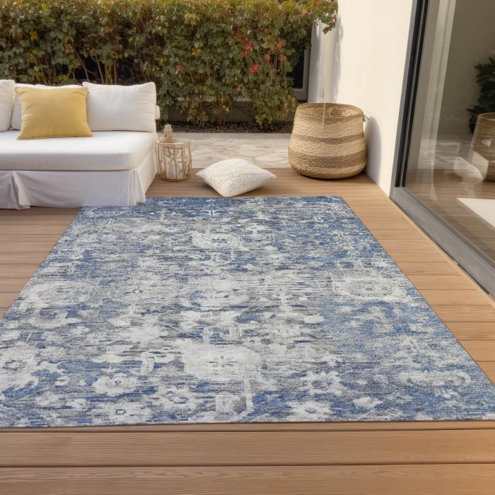 Addison Rugs Chantille Blue ACN1375 8ft. x 10ft. Rect. Rug
