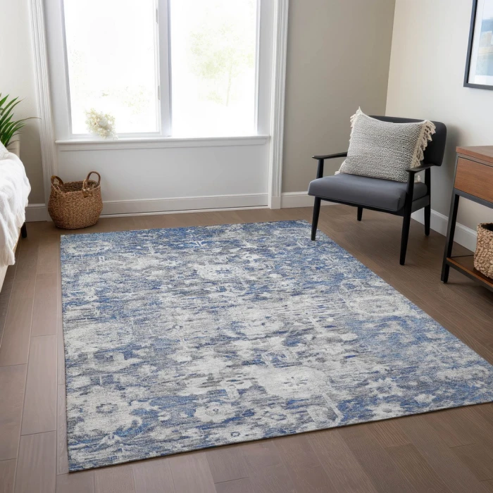 Addison Rugs Chantille Blue ACN1375 8ft. x 10ft. Rect. Rug