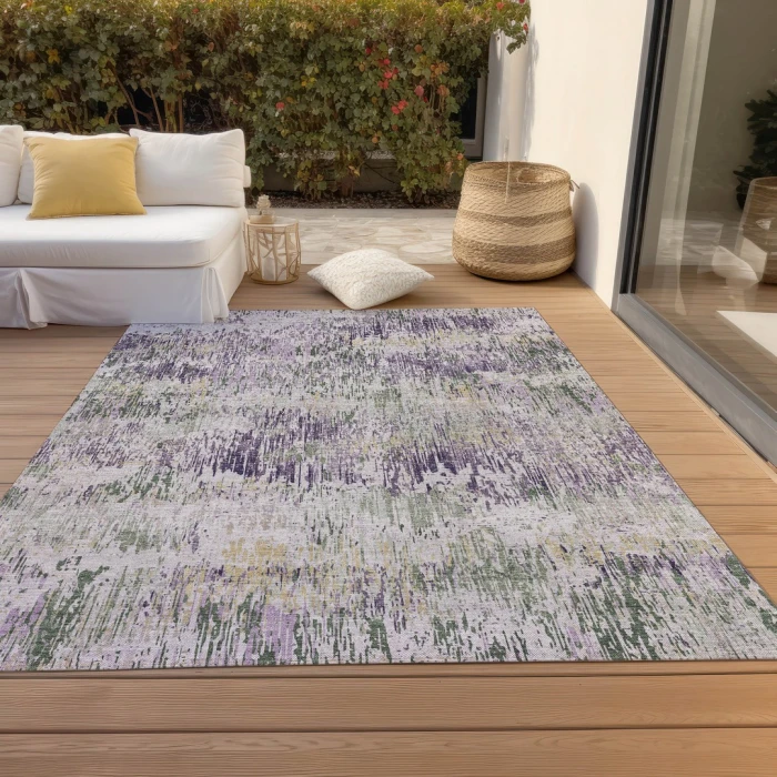 Addison Rugs Chantille Purple ACN1379 8ft. x 10ft. Rect. Rug