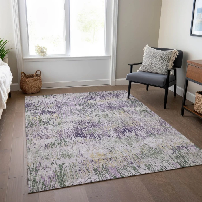 Addison Rugs Chantille Purple ACN1379 8ft. x 10ft. Rect. Rug