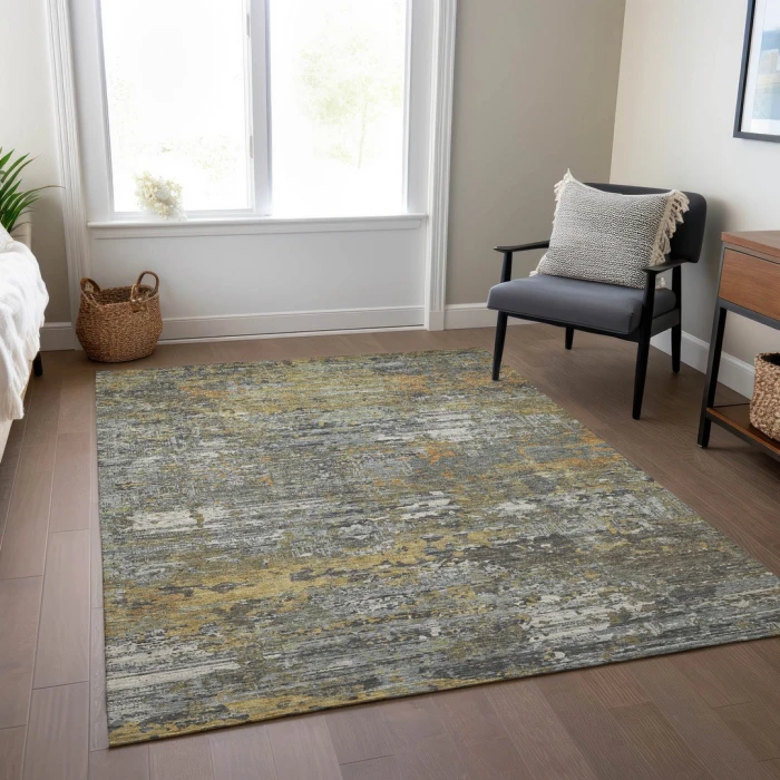 Addison Rugs Chantille Gold ACN1395 5ft. x 7ft.6in. Rect. Rug