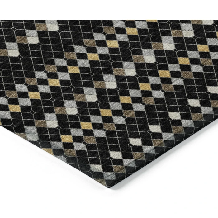 Addison Rugs Chantille Black ACN1409 8ft. x 10ft. Rect. Rug