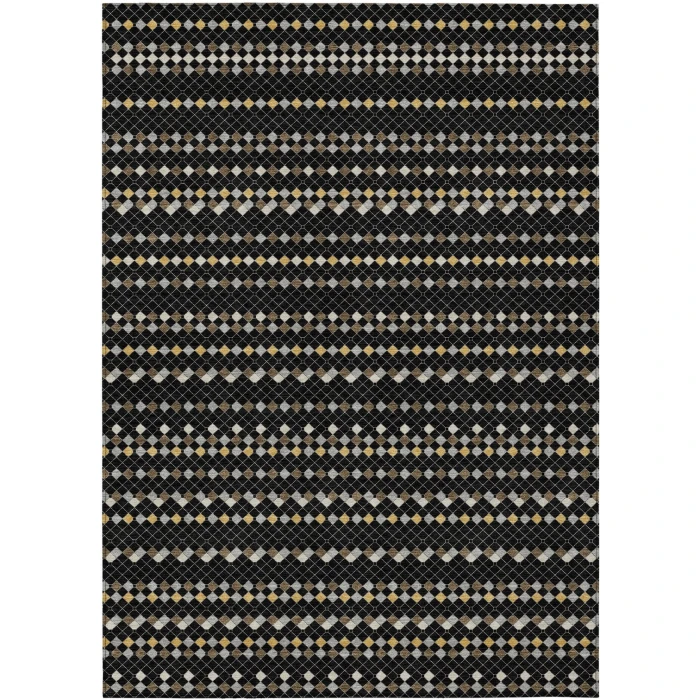 Addison Rugs Chantille Black ACN1409 8ft. x 10ft. Rect. Rug