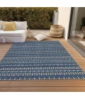 Addison Rugs Chantille Blue ACN1414 9ft. x 12ft. Rect. Rug