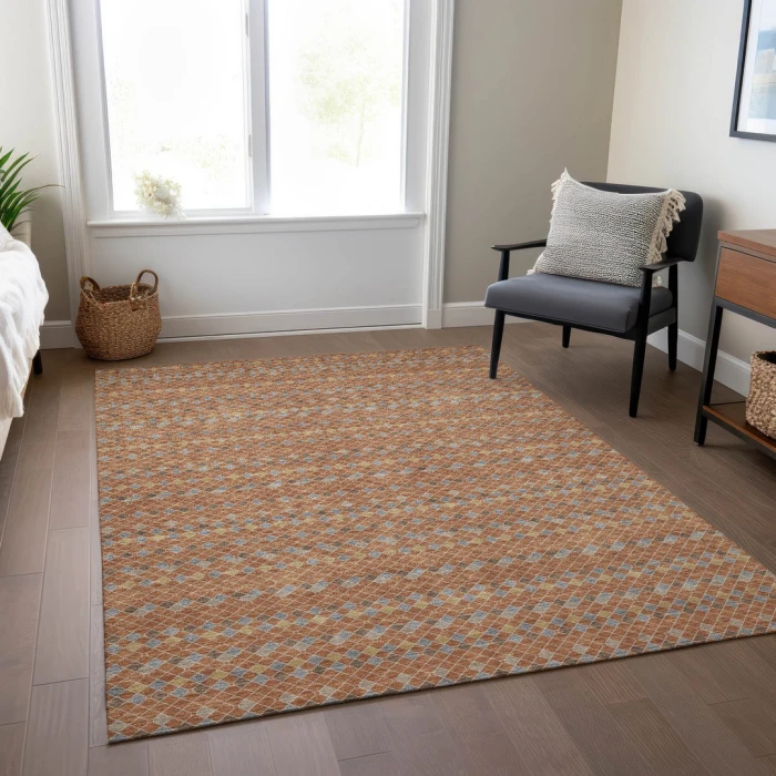 Addison Rugs Chantille Orange ACN1416 5ft. x 7ft.6in. Rect. Rug