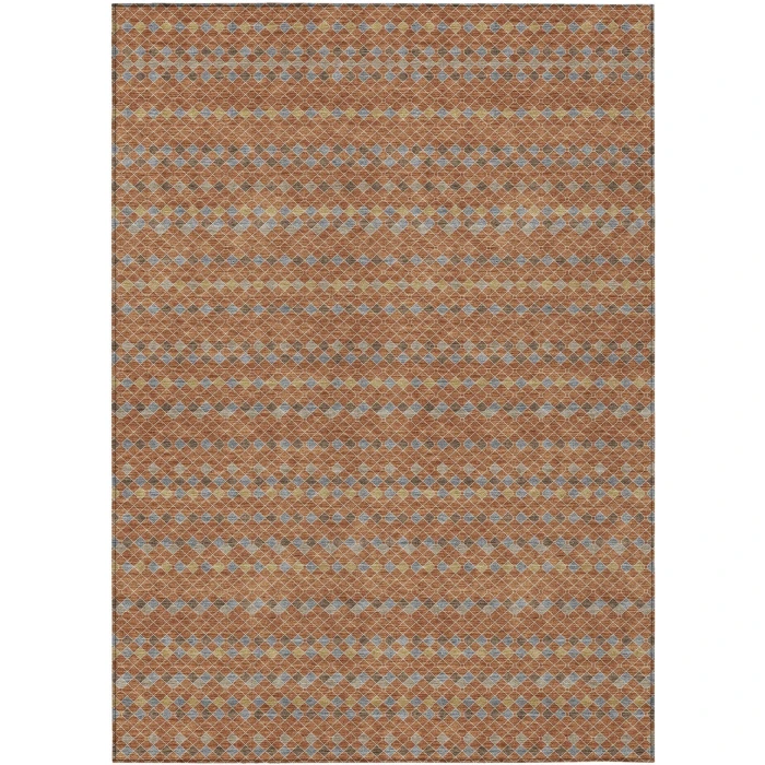 Addison Rugs Chantille Orange ACN1416 5ft. x 7ft.6in. Rect. Rug