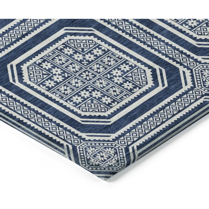 Addison Rugs Chantille Blue ACN1459 5ft. x 7ft.6in. Rect. Rug