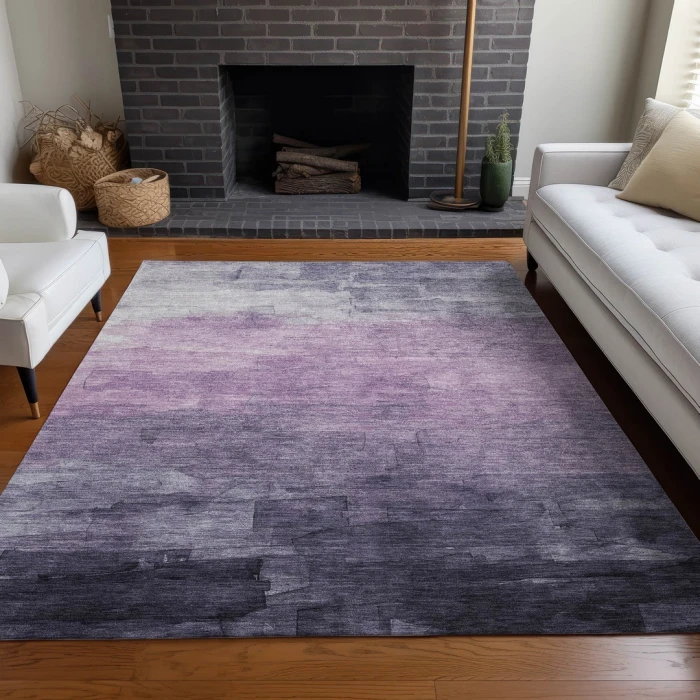Addison Rugs Chantille Purple ACN1469 9ft. x 12ft. Rect. Rug