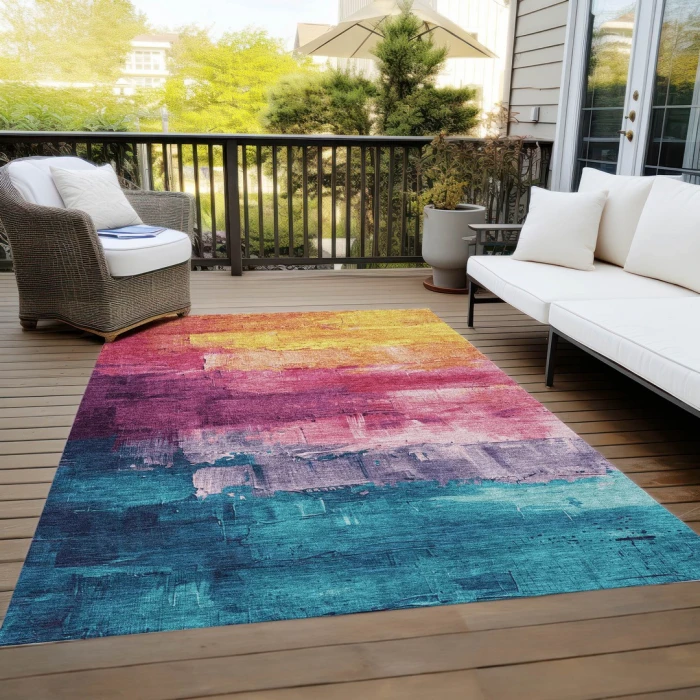 Addison Rugs Chantille Red ACN1477 5ft. x 7ft.6in. Rect. Rug