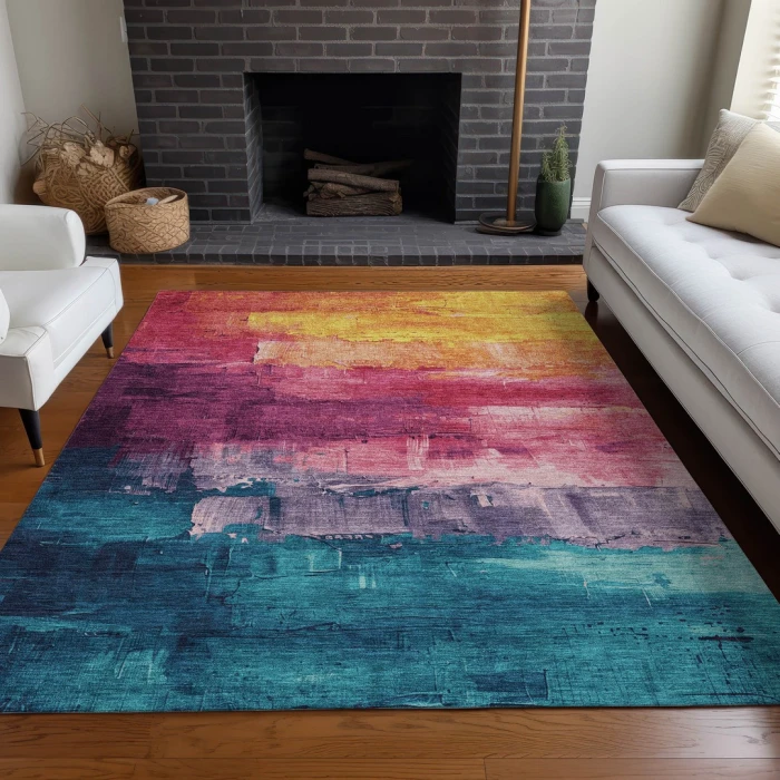 Addison Rugs Chantille Red ACN1477 5ft. x 7ft.6in. Rect. Rug