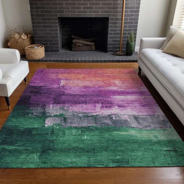 Addison Rugs Chantille Purple ACN1479 5ft. x 7ft.6in. Rect. Rug