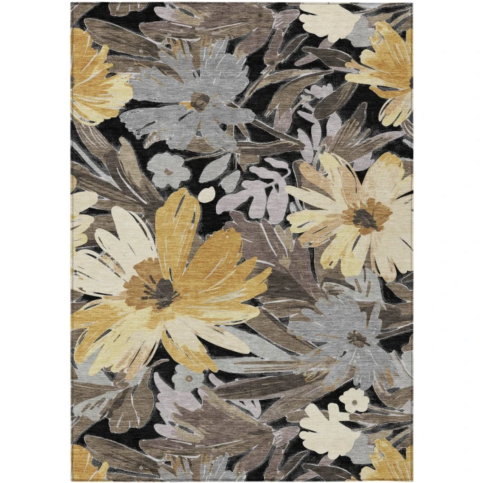 Addison Rugs Chantille Black ACN1481 8ft. x 10ft. Rect. Rug