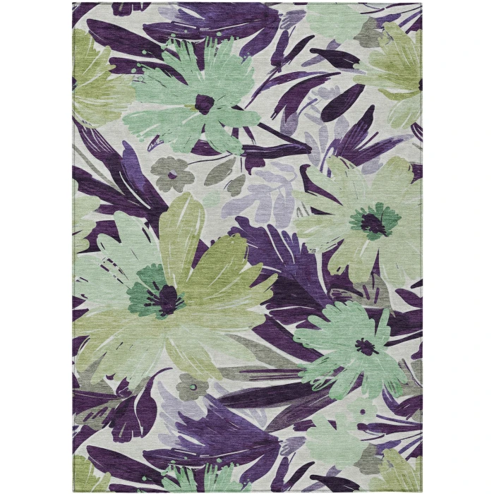 Addison Rugs Chantille Purple ACN1485 9ft. x 12ft. Rect. Rug