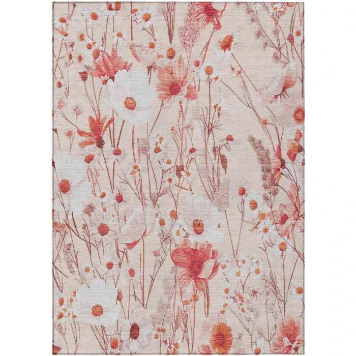 Addison Rugs Chantille Orange ACN1504 5ft. x 7ft.6in. Rect. Rug