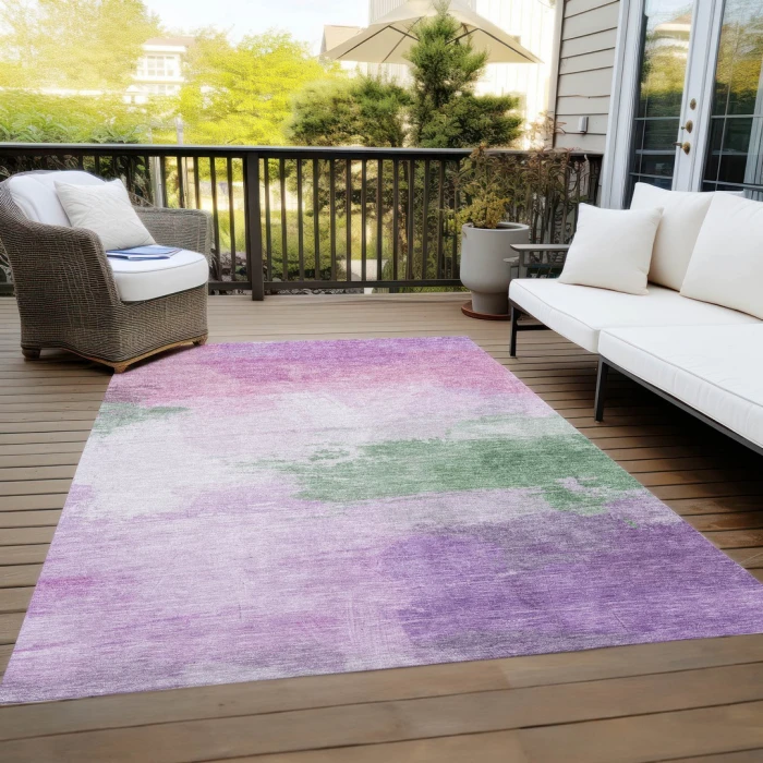 Addison Rugs Chantille Purple ACN1519 8ft. x 10ft. Rect. Rug
