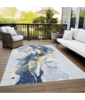 Addison Rugs Chantille Blue ACN1524 8ft. x 10ft. Rect. Rug