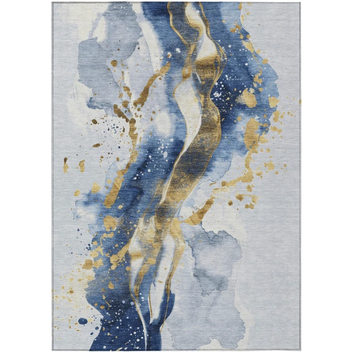 Addison Rugs Chantille Blue ACN1524 8ft. x 10ft. Rect. Rug