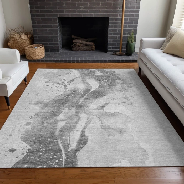Addison Rugs Chantille Gray ACN1525 5ft. x 7ft.6in. Rect. Rug