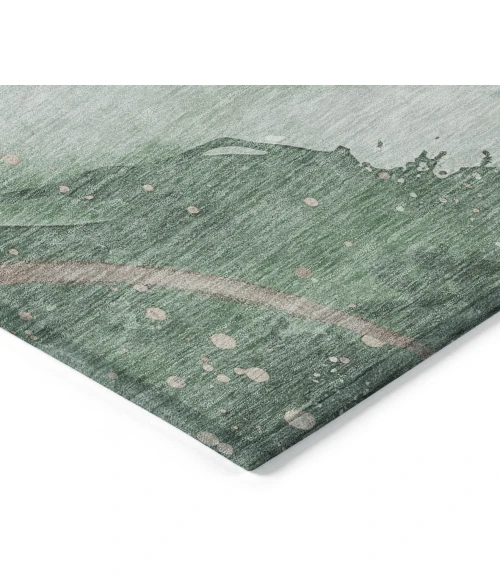 Addison Rugs Chantille Green ACN1530 9ft. x 12ft. Rect. Rug
