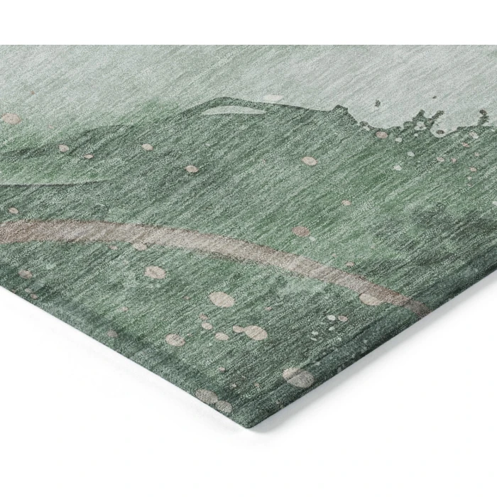 Addison Rugs Chantille Green ACN1530 8ft. x 10ft. Rect. Rug