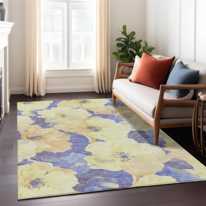 Addison Rugs Chantille Gold ACN1548 8ft. x 10ft. Rect. Rug