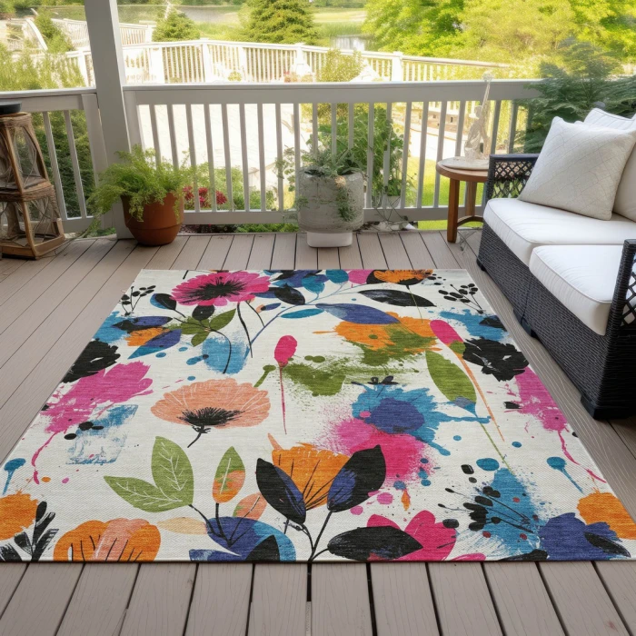 Addison Rugs Chantille Ivory ACN1551 8ft. x 10ft. Rect. Rug