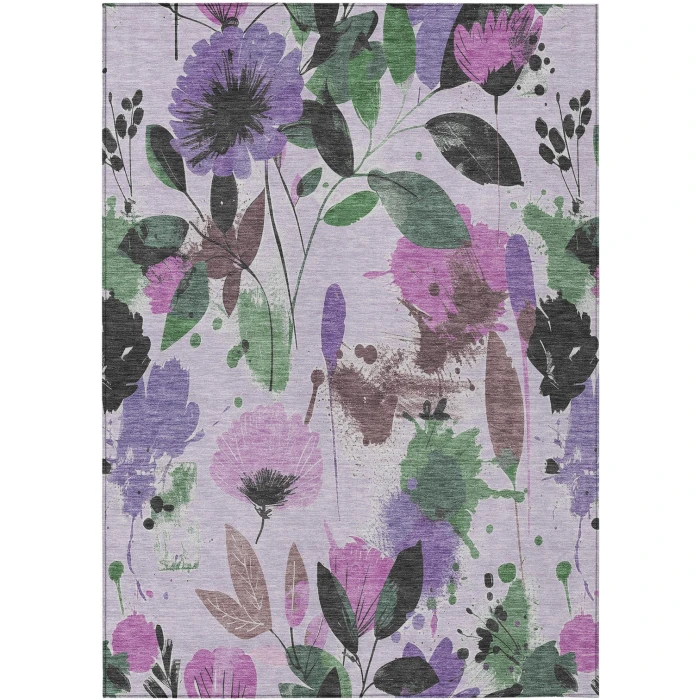 Addison Rugs Chantille Purple ACN1552 9ft. x 12ft. Rect. Rug