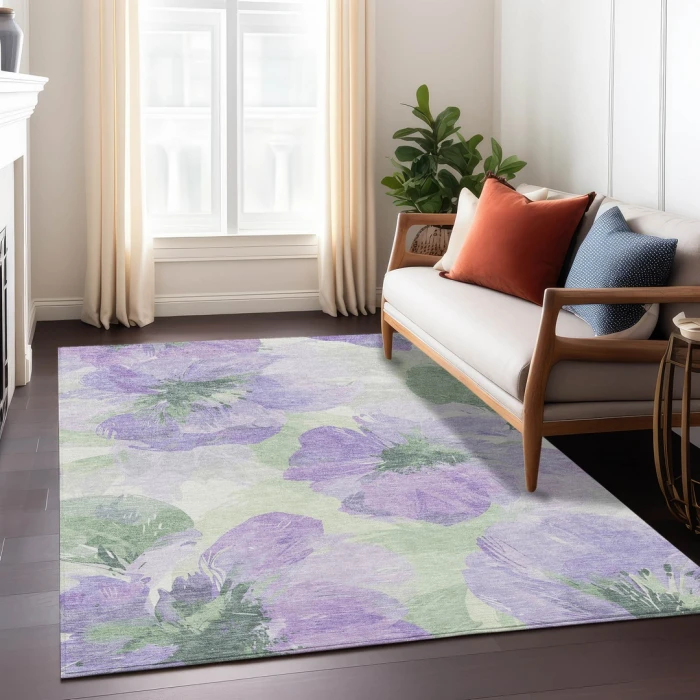 Addison Rugs Chantille Purple ACN1554 9ft. x 12ft. Rect. Rug