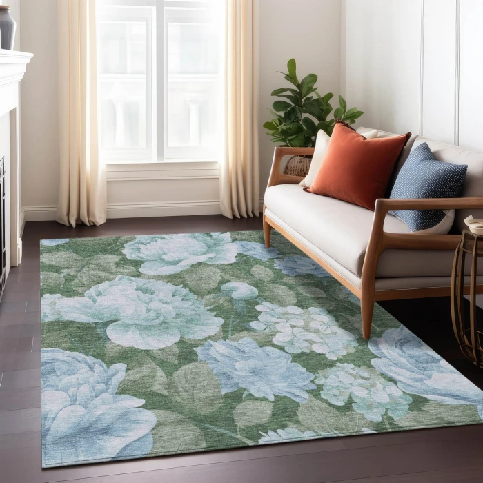 Addison Rugs Chantille Blue ACN1566 8ft. x 10ft. Rect. Rug